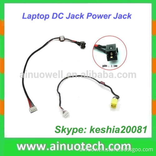 laptop dc jack with cable for LENOVO X200 X200T X300T X201 X201T X201i DC JACK laptop power Female Connector